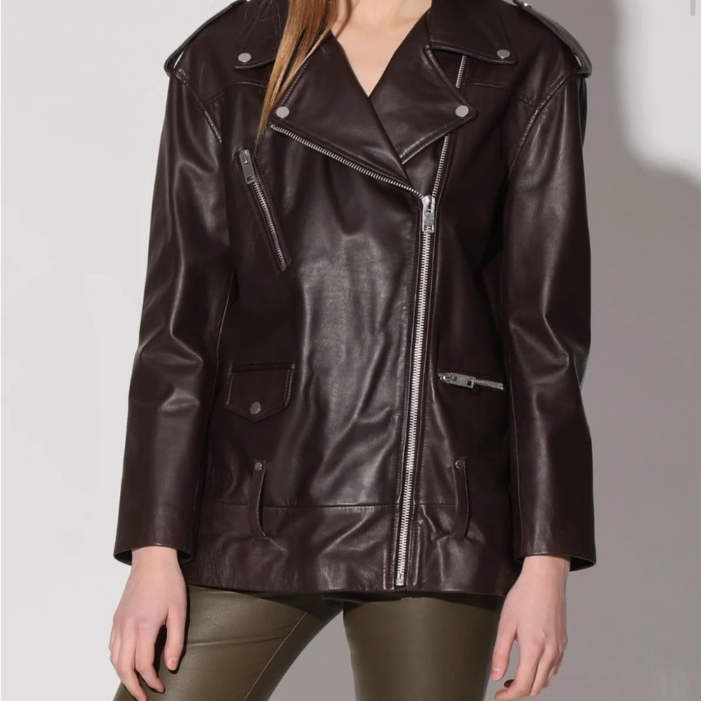 Walter Baker Emery 100% Lamb Leather Jacket
